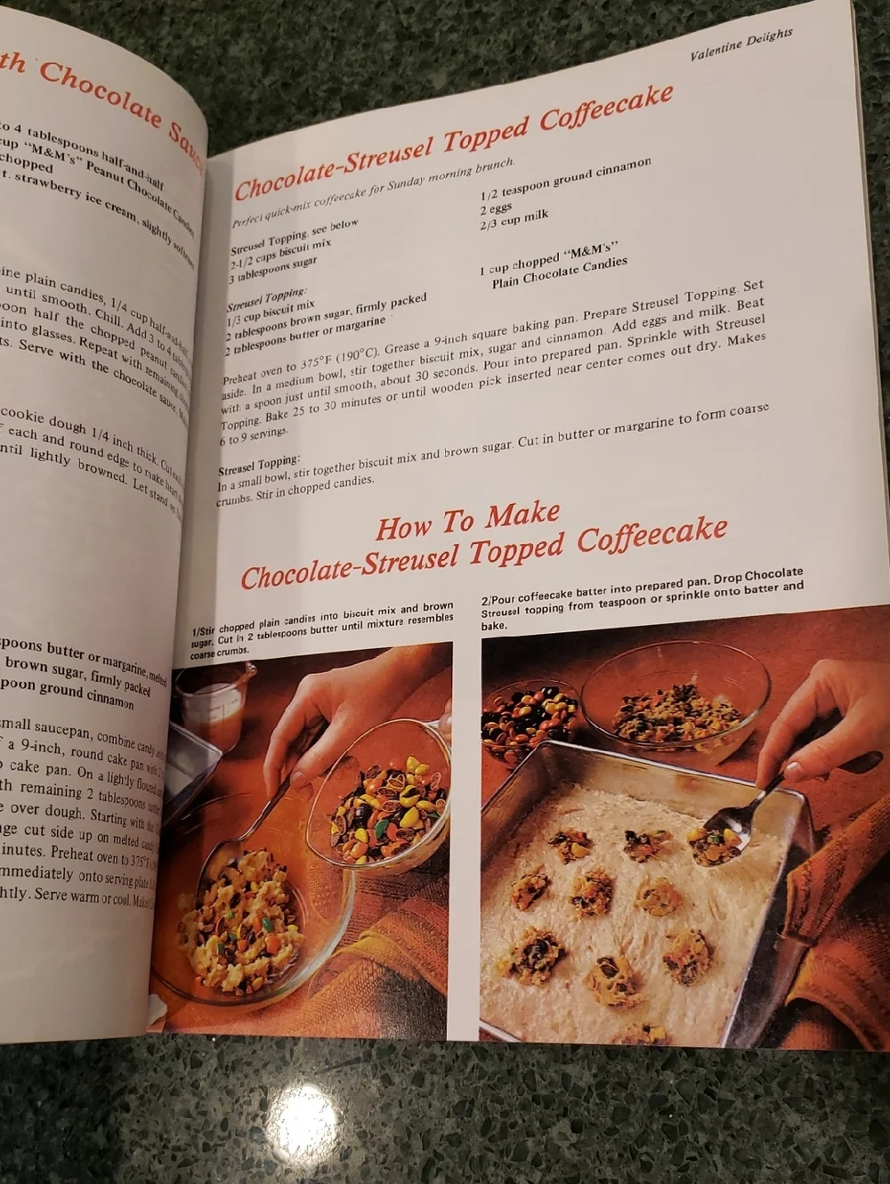 Cookbooks Cookies, Desserts, Cooking with M&M Mars candies. Recipes
